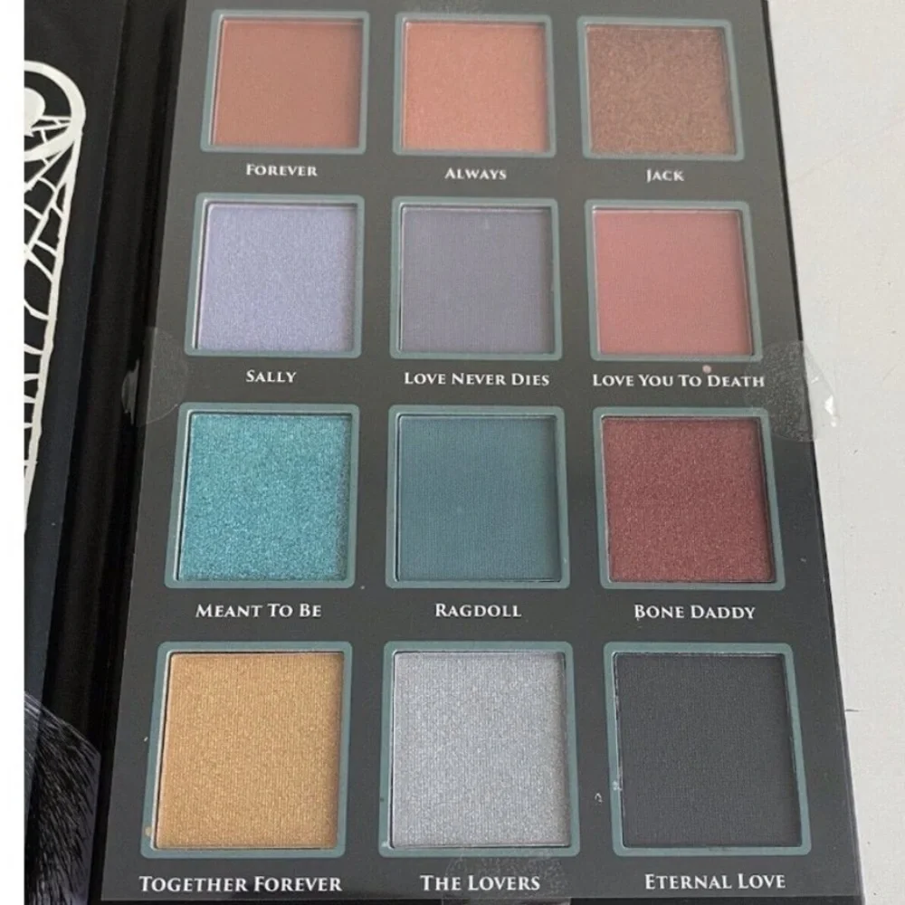 Nightmare Before Christmas Disney Halloween 12 Shade Shimmer Eyeshadow Palette